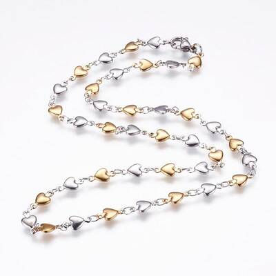 Ion Plating(IP) 304 Stainless Steel Chain Necklaces