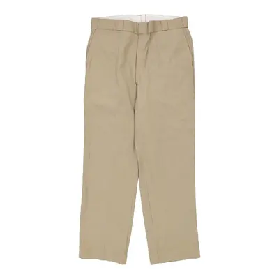 Dickies Trousers - 36W 31L Beige Polyester Blend