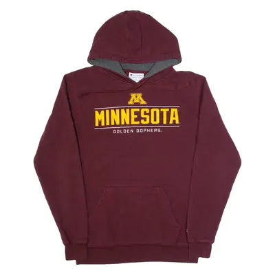 CHAMPION Minnesota Golden Gophers Mens Maroon Hoodie USA S