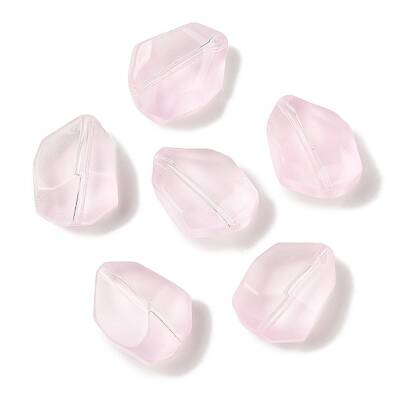 Transparent Spray Paint Glass Beads