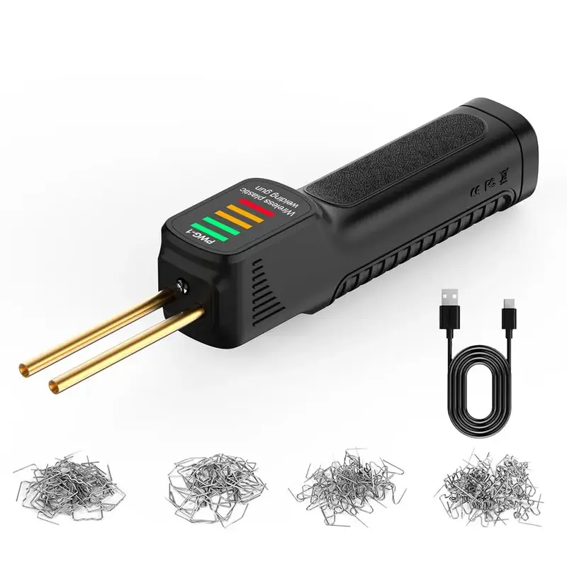 Cordless Plastic Welder, Plastic Welding Machine, Rechargeable Handheld Plastic Welding Kit with Staples, Car Bumper Repair ...