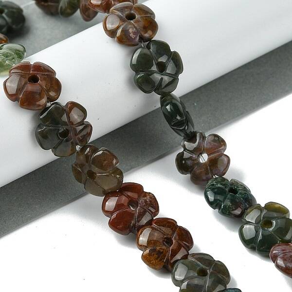 Natural Indian Agate Beads Strands