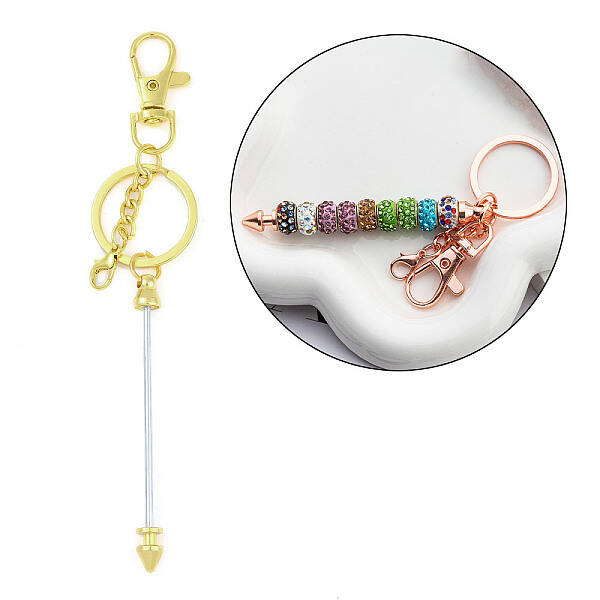 Metal Beadable Keychains