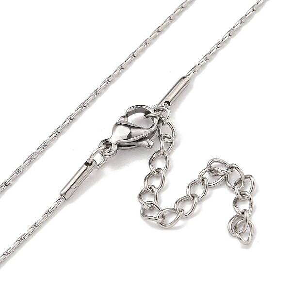 Non-Tarnish 304 Stainless Steel Boston Link Chain Necklaces