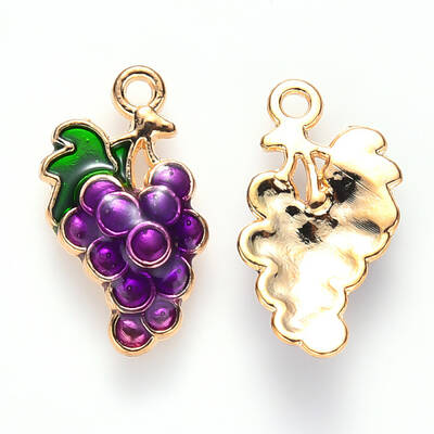 Autumn Theme Alloy Enamel Pendants