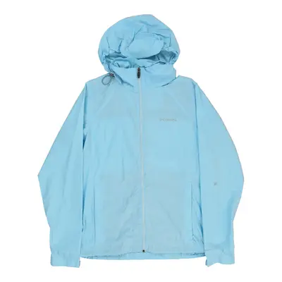 Columbia Windbreaker - Large Blue Polyester