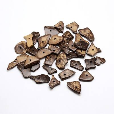 Dyed Chip Coconut Beads