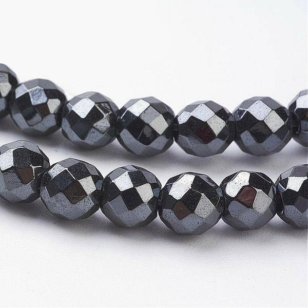 Non-Magnetic Synthetic Hematite Beads Strands