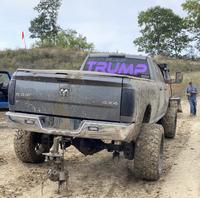 Oversized TRUMP Sticker, (8 sizes) 2-pack Options - Blue Collar custom decal bumper sticker window Graphic Car Truck SUV yeti...