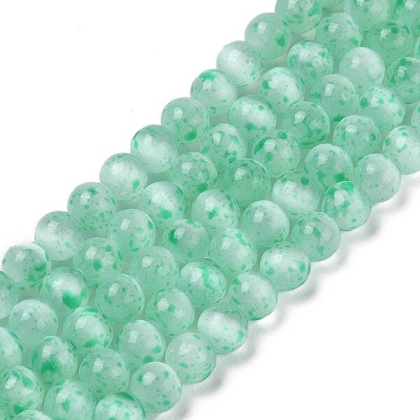 Natural Selenite Beads Strands