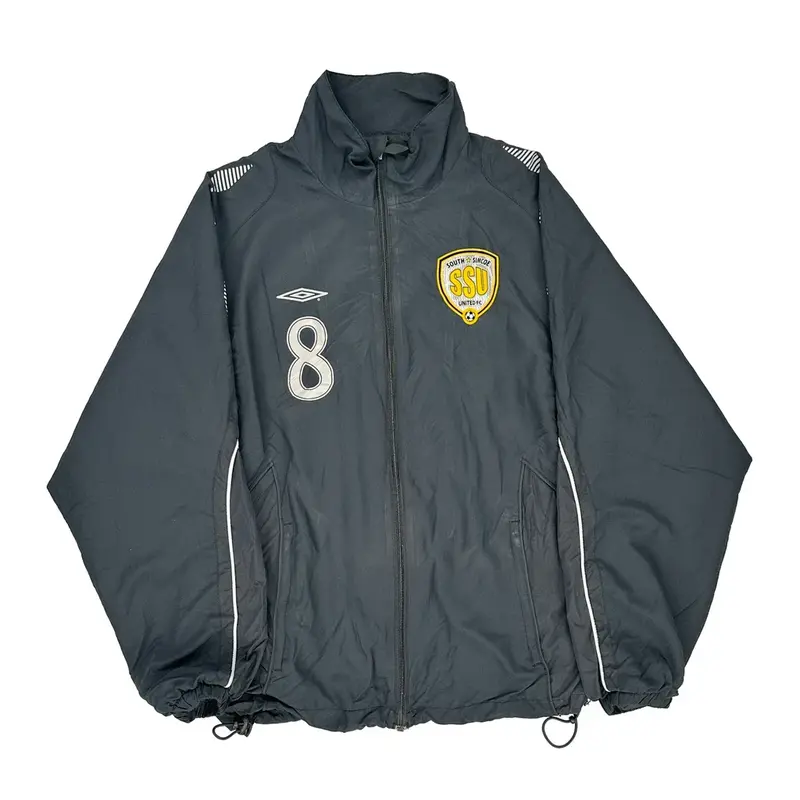 Umbro Jacket - Small Grey Polyester