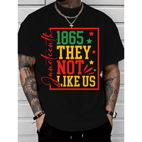 Iconic Juneteenth Shirt – Stand Out with '1865 They Not Like Us' Message