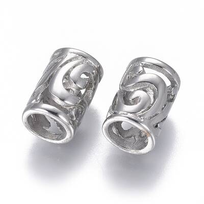 Non-Tarnish 304 Stainless European Beads