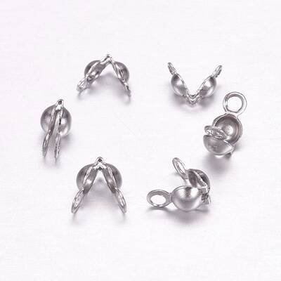 Tarnish Resistant 304 Stainless Steel Bead Tips