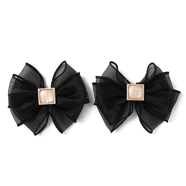 Polyester Tulle Bowknot Shoe Decorations