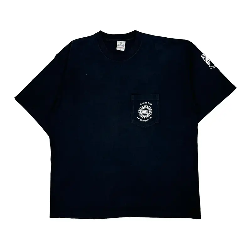 Single Stitch Support Our Troops Alore Graphic T-Shirt - 2XL Black Cotton