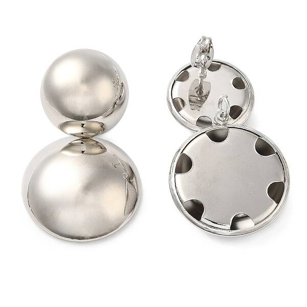 Brass Stud Earrings for Women