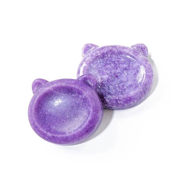 Natural Lepidolit Healing Cat Ornaments