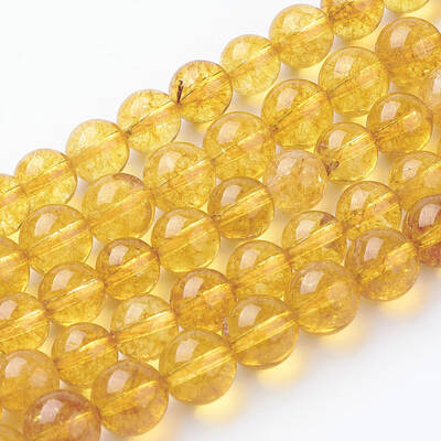 Natural Quartz Crystal Beads Strands