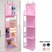 Door Hanging   Storage Bag, 1/2 Counts Hangable Multi-layer Clothes Storage Organizer, Wardrobe Hanging Decoration Organizer,...