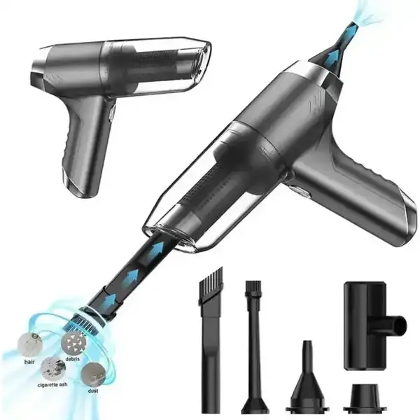 Pro Car Vacuum Cleaner Mini & Strong Suction USB Handheld with 12000PA Vacuum Degree, Upgraded Brushless Motor, USB Charging,...