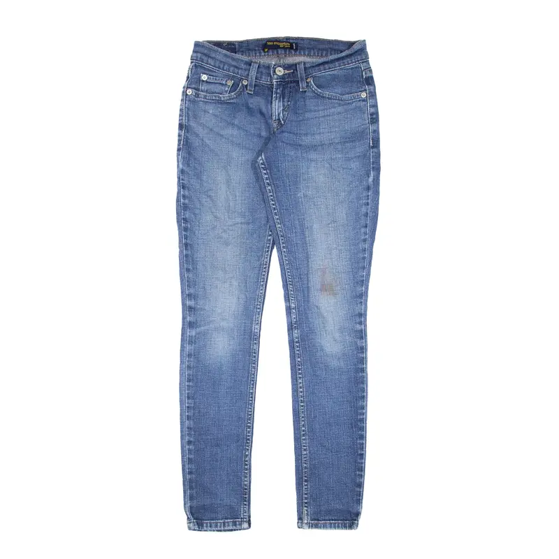 LEVI'S 524 Superlow Jeans Blue Denim Slim Skinny Womens W25 L29