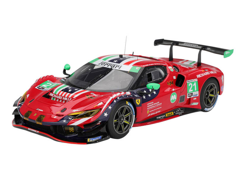 Ferrari 296 GT3 #21 Kei Cozzolino - Simon Mann - Alessandro Pier Guidi - Lilou Wadoux AF Corse IMSA 24 Hours of Daytona (...