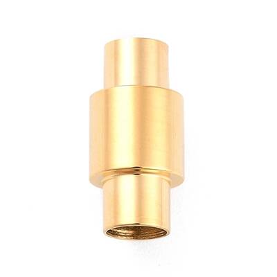 Ion Plating(IP) 304 Stainless Steel Magnetic Clasps with Glue-in Ends