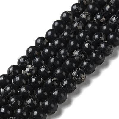 Synthetic Imperial Jasper Dyed Beads Strands