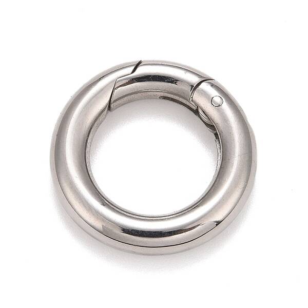 Non-Tarnish 304 Stainless Steel Spring Gate Rings