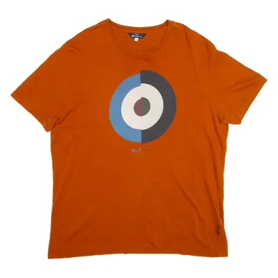 BEN SHERMAN Mens T-Shirt Orange XL
