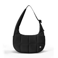 WESTBRONCO Puffer Crescent Shoulder Bag Durable Purse Nylon Handbag with Adjustable Strap, Lightweight for Travel Everyday Us...