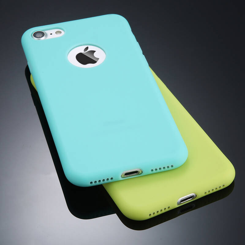 Phone Case For iPhone Soft Silicon TPU Shock Prove Anti-Fall Back Mobile Cover