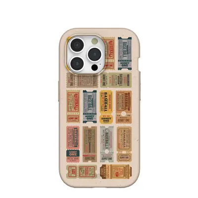 Seashell Baseball Time iPhone 15 Pro Case