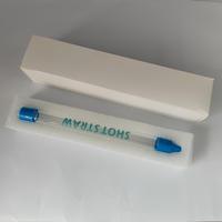 Glass Shot Straw for Liquor, Clear Shot Straw for Smooth Sipping, Kitchen Accessories Drinking Straw for Beach, Pool, and Par...