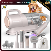 Geoorood Dealsforyoudays - Pet Grooming Vacuum All-in-One Kit with 10KPa Suction, 2.2L Dust Tank, Adjustable Combs, Lightweig...