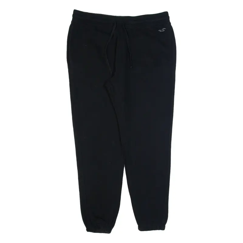 HOLLISTER Womens Joggers Black Tapered XL W34 L28