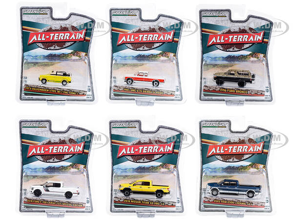 All Terrain Series 14 Set of 6 pieces 1/64 Diecast Model Cars by Greenlight