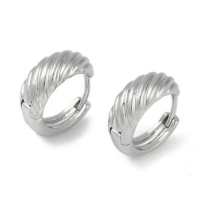 Brass Hoop Earrings for Women