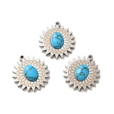 Synthetic Turquoise Pendants