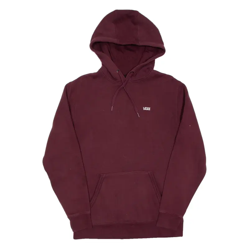 VANS Womens Maroon Hoodie M