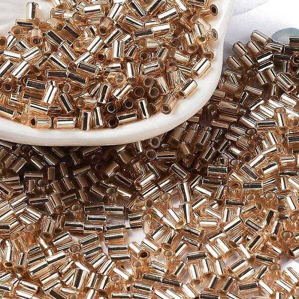 Baking Paint Glass Round Bugle Beads