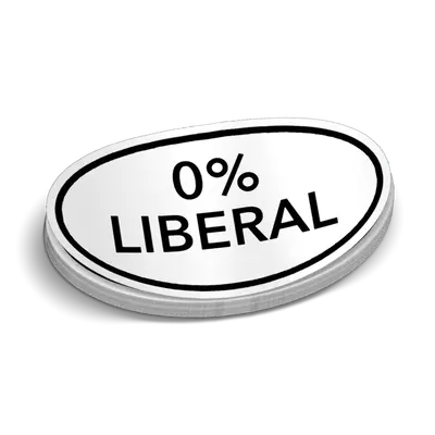 0% Liberal Decal