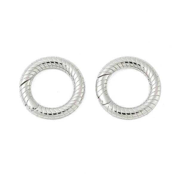 925 Sterling Silver Spring Gate Rings