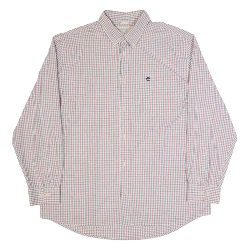 TIMBERLAND Mens Shirt Red Check Long Sleeve XL