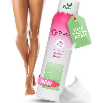 Secret Dig Hair Removal Foam Gentle on Skin Suitable for All Skin Types No Shaving Burn Skin Irritation