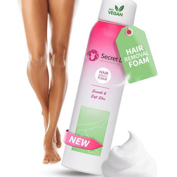 Secret Dig Hair Removal Foam Gentle on Skin Suitable for All Skin Types No Shaving Burn Skin Irritation