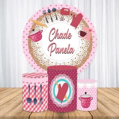Aperturee Dark Purple Guitar Round Happy Birthday Backdrop Kit | Round Party Backdrop | Circular Birthday Backdrop Cover | Ci...