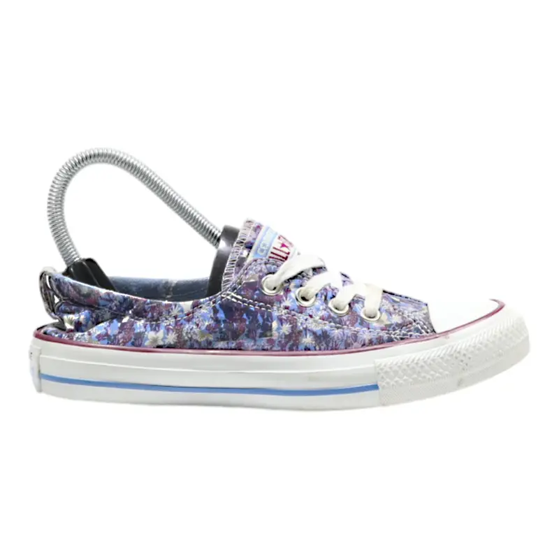 CONVERSE Low Top Trainers Blue Canvas Womens UK 4.5