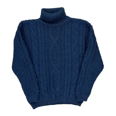 West Highlands Rollneck - Small Blue Wool